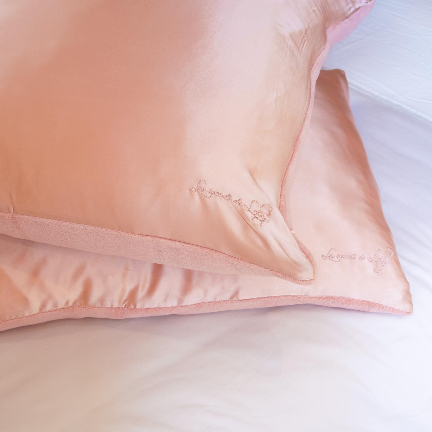 Kiss Pillow Rose Gold - Taie d'oreiller