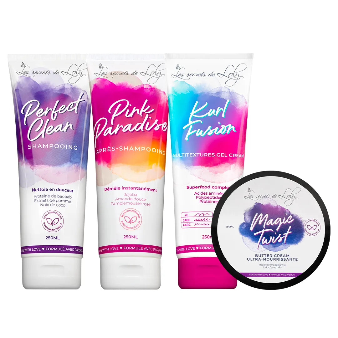 Routine Crépus Frisés -  4 étapes pour sublimer vos cheveux multitexturés